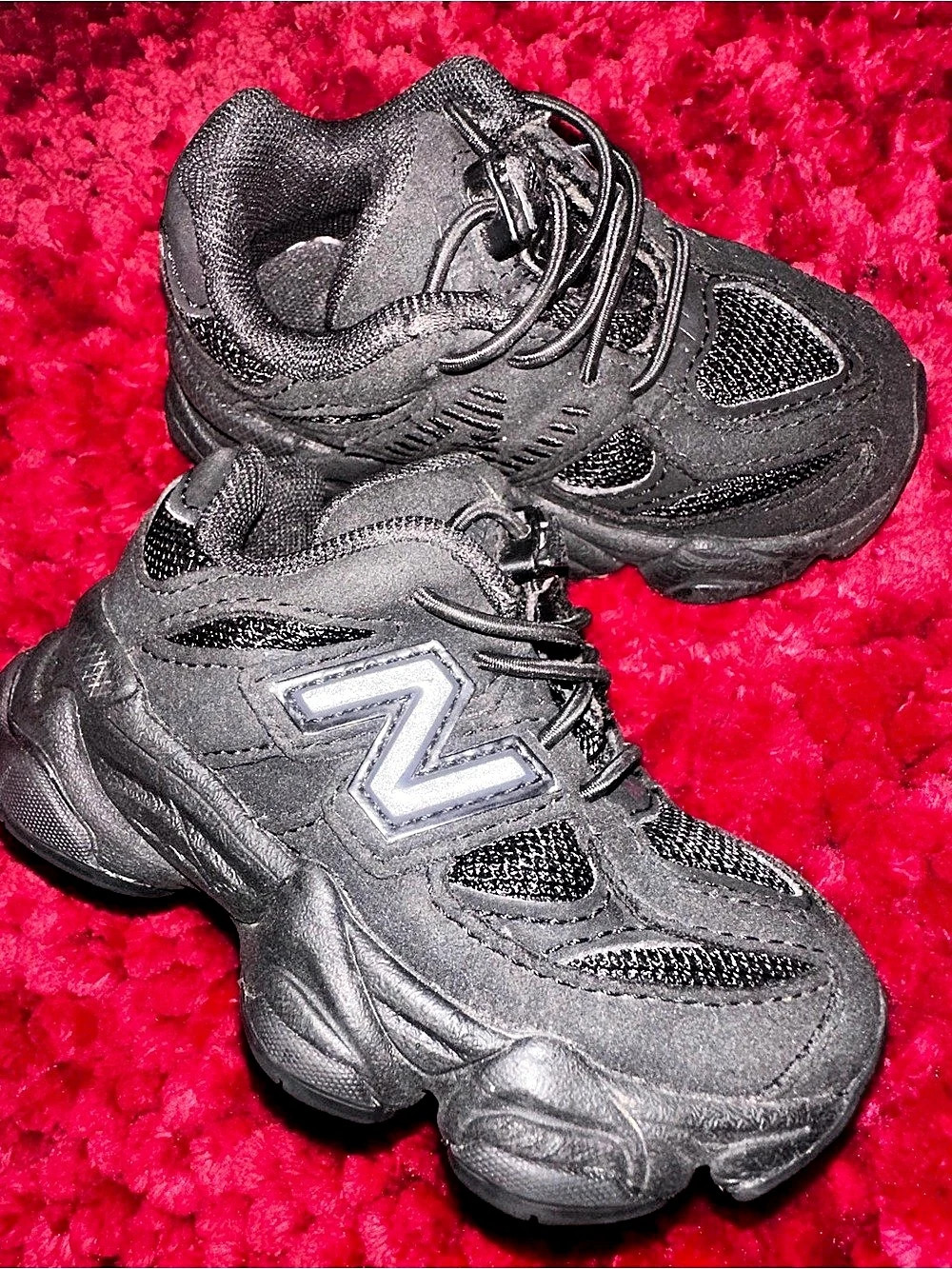 New Balance Kids' 9060 Black Sneakers Kids US 5